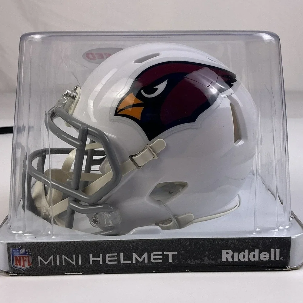 Arizona Cardinals Riddell Speed Mini‎ Helmet White NFL Licensed Display